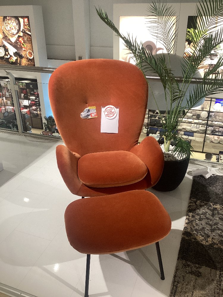Sessel Rolf Benz + Hocker 594