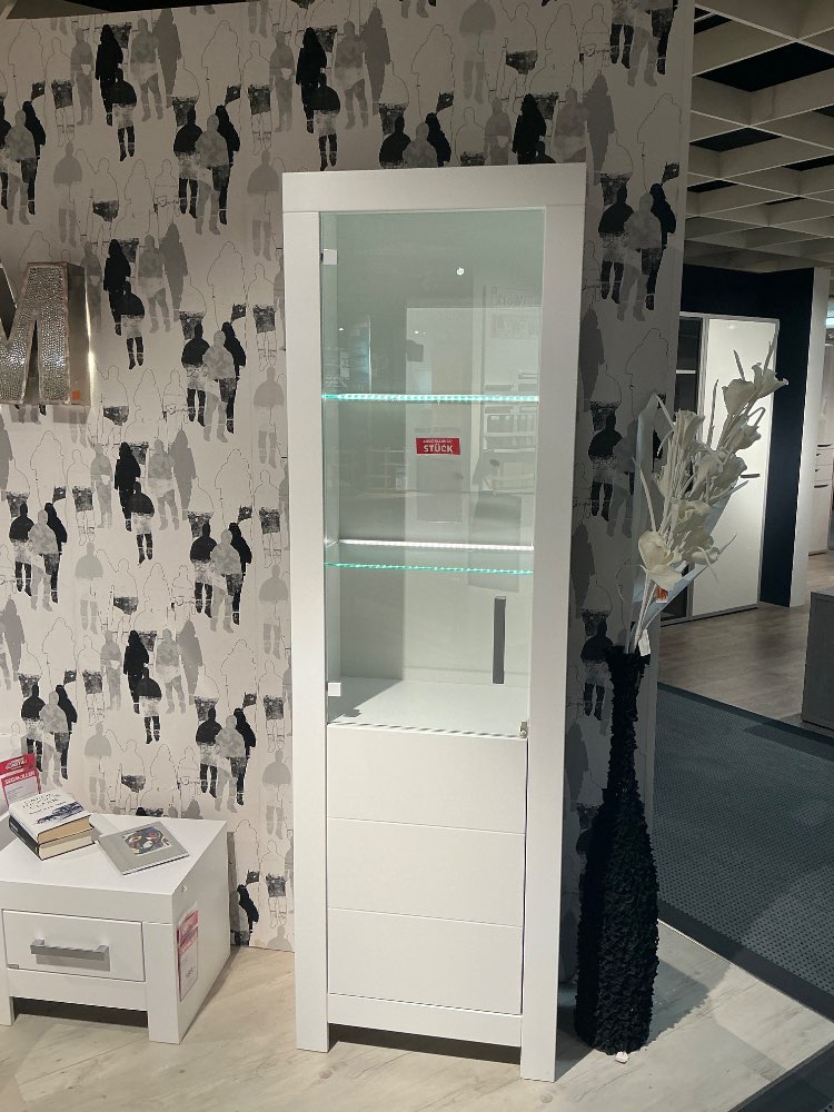 Vitrine ca. 63,1 x 205,3 x 39,3 cm von Paidi