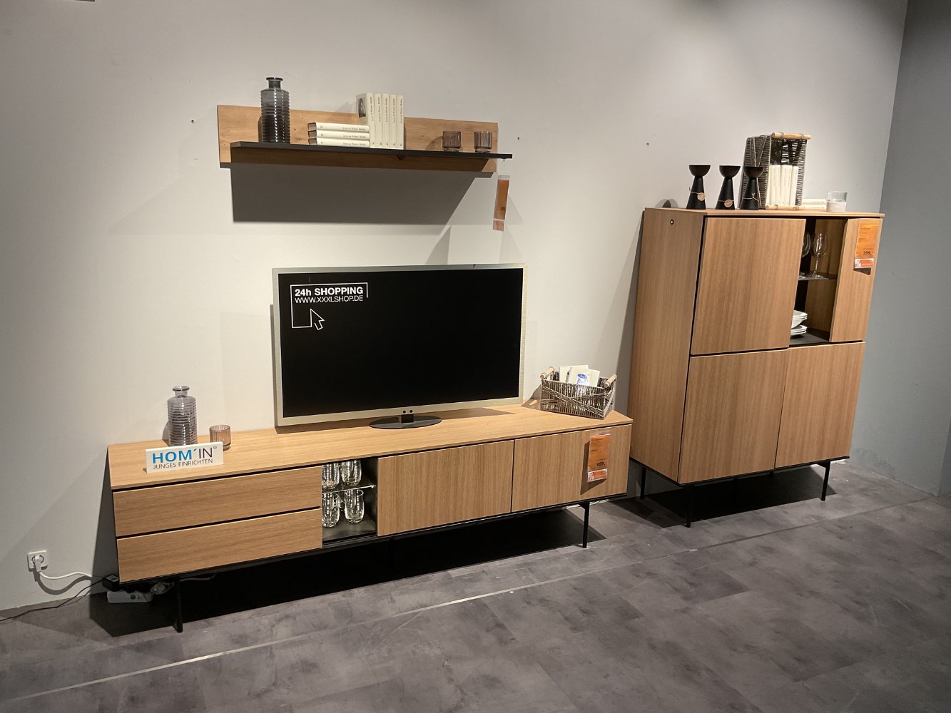 XXXLutz Ausstellungsstück Möbel TV – Element Calma Eiche NB Melam