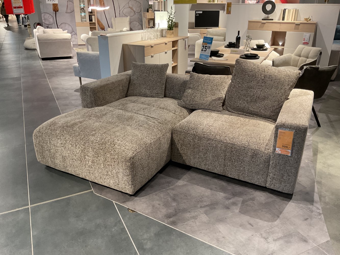 XXXLutz Ausstellungsstück Möbel Ecksofa Classy braun