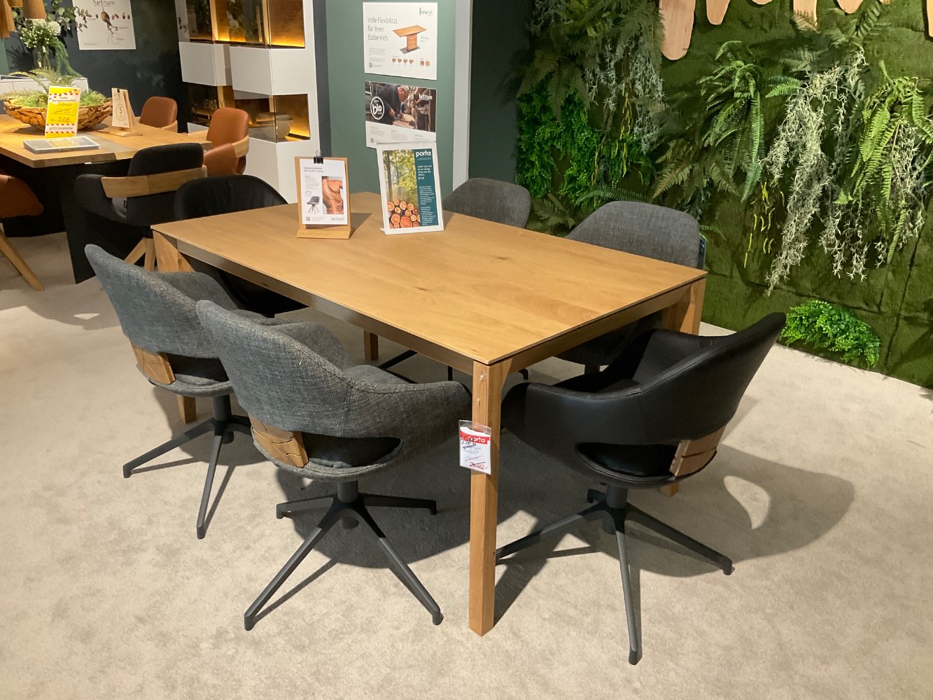 Massivholz Tischgruppe Naturzeit / Mia von Hartmann