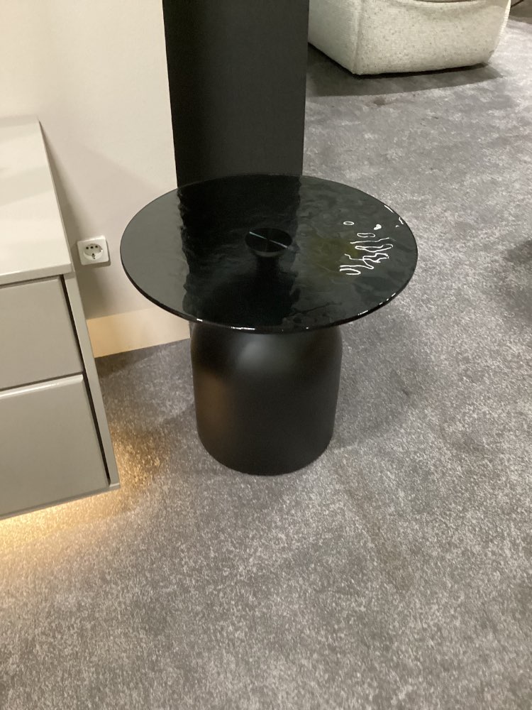 Beistelltisch Fabia, schwarz / Petramar