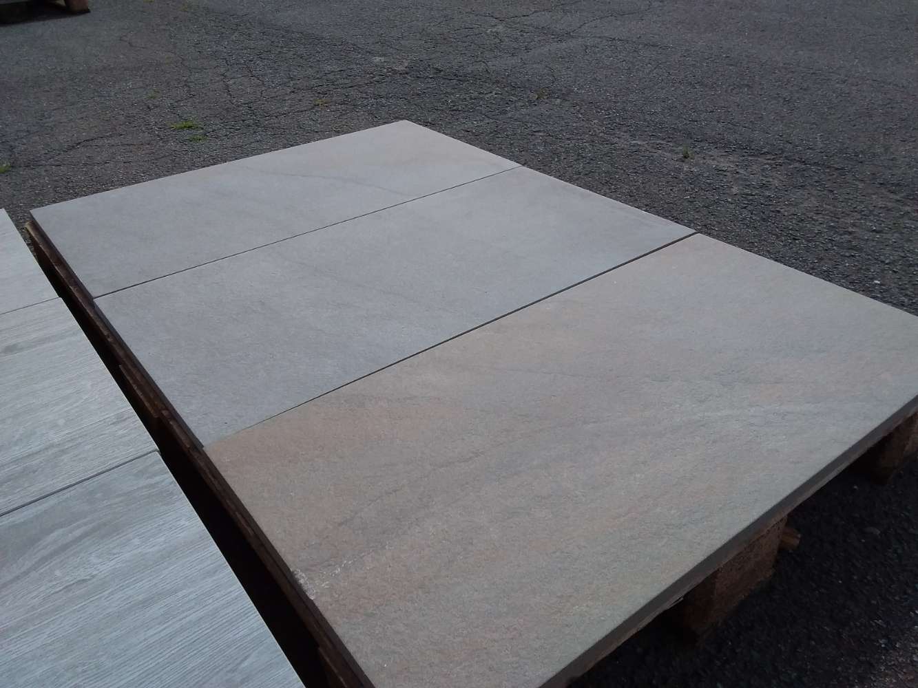 Feinsteinzeug 80x40x2 grau-bunt Keramik Outlet