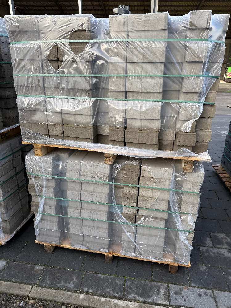 BE Rechteckpflaster 8cm grau, Sonderposten