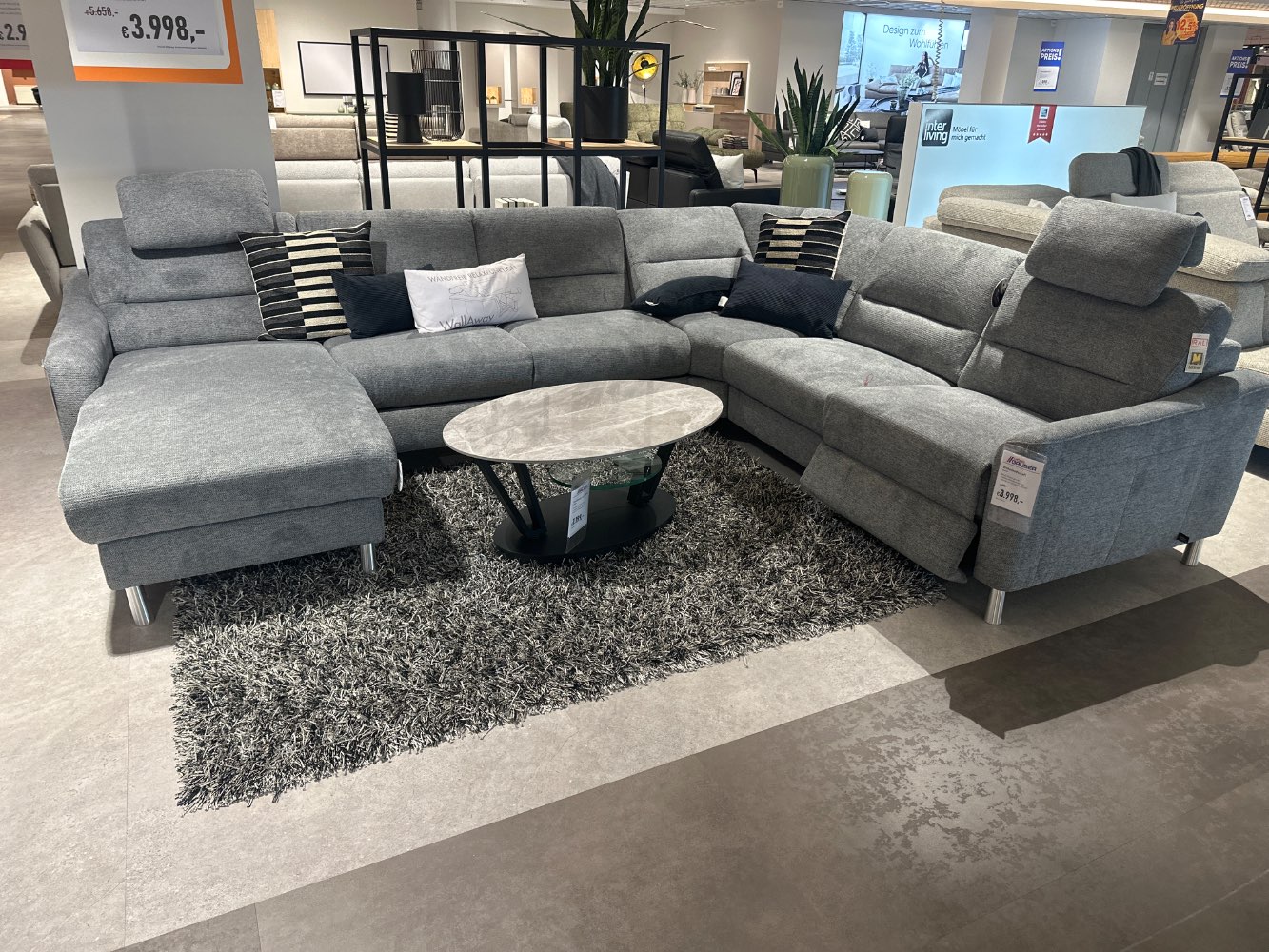 Polstergarnitur Interliving 4305 famosa grey