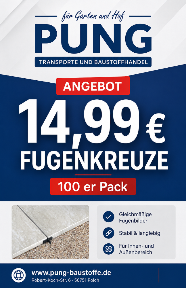 Fugenkreuze 4 x 19 – 55  Kunststoff schwarz (100 er Verpackung) abbrechbaren Schenkel