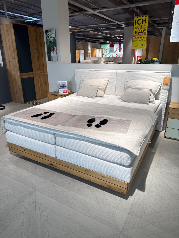 Boxspringbett, Valnatura, 180x200cm, XXXLutz