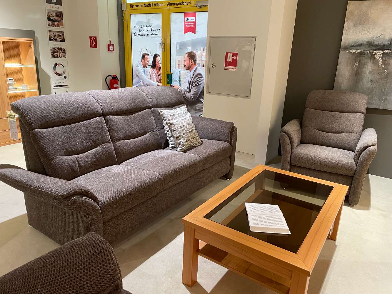 3-Sitzer mit Schlaffunktion & 2 Sessel