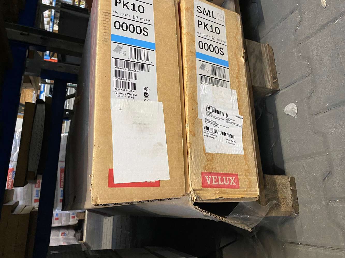 VELUX Elektro-Rollladen SML PK10 0000S Aluminium Dunkelgrau