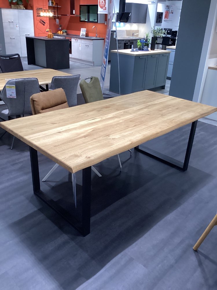 Esstisch eiche Baumkante 200cm