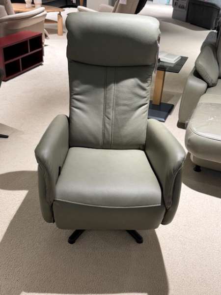Leder Relaxsessel mit manuellen Funktionen